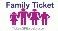 Circuit de Barcelona-Catalunya <br> grandstand N F1 Barcelona <br />Family package