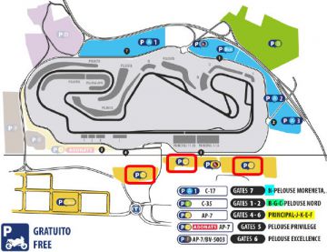 Spanish F1 tickets Parking C <br /> Circuit de Barcelona-Catalunya Montmelo